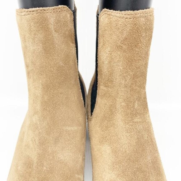 Steve Madden Women's Rhiannon Chelsea Boot Cognac Suede Size 8M - Picture 13 of 15